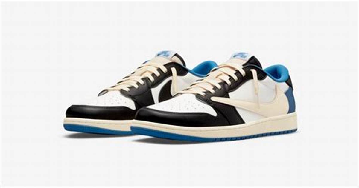AIR JORDAN 1 LOW TRAVIS SCOTT X FRAGMENT